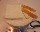簡単朝食☆とろとろたまごトースト作り方1写真