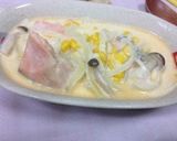 鮭ときのこのクリーム煮作り方5写真