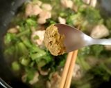 ワサビ菜と鶏もも肉の柚子胡椒炒め煮作り方8写真