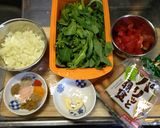 朝から本格派!ウインナーサグカレー!作り方1写真