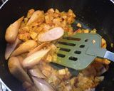 朝から本格派!ウインナーサグカレー!作り方6写真
