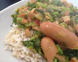 朝から本格派!ウインナーサグカレー!作り方8写真