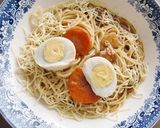リメイク!休日はチーズカレーパスタもあり作り方4写真