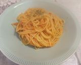 カニ缶でトマトクリームパスタ作り方5写真