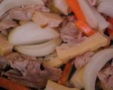 残っていた野菜で・野菜たっぷりあんかけ丼作り方7写真