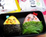 キャラ弁♪おにぎり君❤おにぎりちゃん作り方7写真