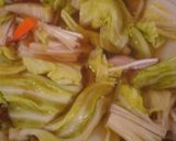 残っていた野菜で・野菜たっぷりあんかけ丼作り方8写真