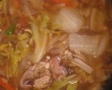 残っていた野菜で・野菜たっぷりあんかけ丼作り方9写真