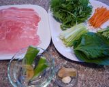 豚薄切り肉の冷製野菜巻き作り方1写真