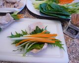 豚薄切り肉の冷製野菜巻き作り方4写真