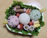 三色団子のおにぎり作り方3写真