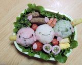 三色団子のおにぎり作り方4写真
