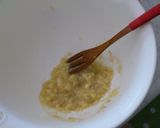 バナナ＆お豆腐 簡単プリン作り方1写真