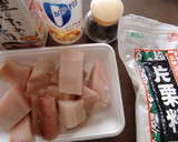 菜の花とカジキマグロの甘辛揚げびたし作り方1写真