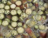 変身(笑)オクラ豆腐の味噌汁(身内専用)作り方11写真