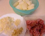 ひき肉たっぷり☆麻婆大根作り方1写真