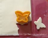 【キャラ弁】チョウチョのロールサンド弁当作り方2写真