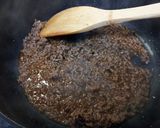 簡単！肉ミンチとニラ豆腐☆作り方3写真