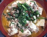 簡単！肉ミンチとニラ豆腐☆作り方5写真