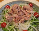 即席おつまみ～さばの水煮缶サラダ作り方2写真