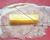お弁当に♪チーズinポークチャップ☆作り方1写真