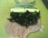 鶏胸肉の☆ヘルシーワカメ巻き作り方1写真