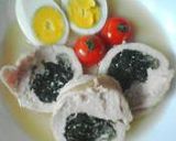 鶏胸肉の☆ヘルシーワカメ巻き作り方4写真