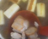 柔らか鶏肉と焼き葱のおろしそば作り方5写真