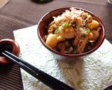 きのこの塩麹塩昆布おかか和え　わさび風味作り方5写真