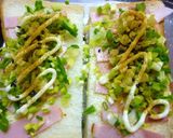 葱×ベーコンの和風カレートースト作り方4写真
