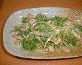 ハリハリ水菜と鶏肉の中華サラダ作り方5写真