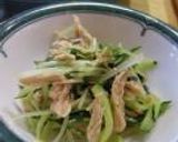 ハリハリ水菜と鶏肉の中華サラダ作り方6写真