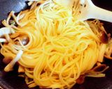 にんにくしょうゆで♫和風きのこスパ作り方7写真
