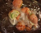 春おもてなし✿ポテトサラダのベーコン巻き作り方3写真