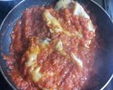 鳥肉のトマト煮込み*ほうれん草のお花添え作り方7写真