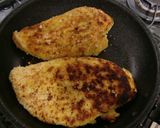 *ヘルシー肉厚！鶏胸肉のパン粉香草焼き*作り方4写真