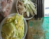 野菜盛り回鍋肉(ホイコーロー)作り方1写真