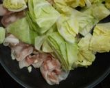 野菜盛り回鍋肉(ホイコーロー)作り方4写真