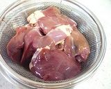 鶏肝の生姜焼き作り方1写真
