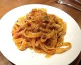 ニンニク香る＊ミートクリームパスタ作り方5写真