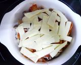 早わざおつまみ☆ポテキムチーグラタン作り方2写真