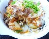 早わざおつまみ☆ポテキムチーグラタン作り方3写真