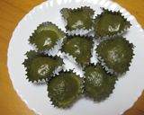 抹茶の も〰〰〰〰〰〰〰っち餅(@_@。作り方2写真