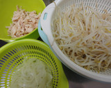 韓国風ささみともやしのサラダ作り方1写真