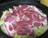 タジン鍋で☆塩麹豚とキャベツの蒸し煮作り方5写真