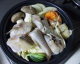 タジン鍋で♪タラとキノコと野菜の蒸し物作り方5写真