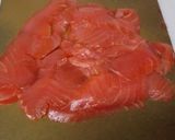 春キャベツとサーモンの♪塩麹スパ作り方1写真
