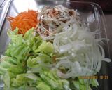 春キャベツと鶏胸肉の胡麻和え作り方2写真