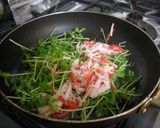 かにかまと豆苗のぱすた☀作り方3写真