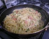 かにかまと豆苗のぱすた☀作り方5写真